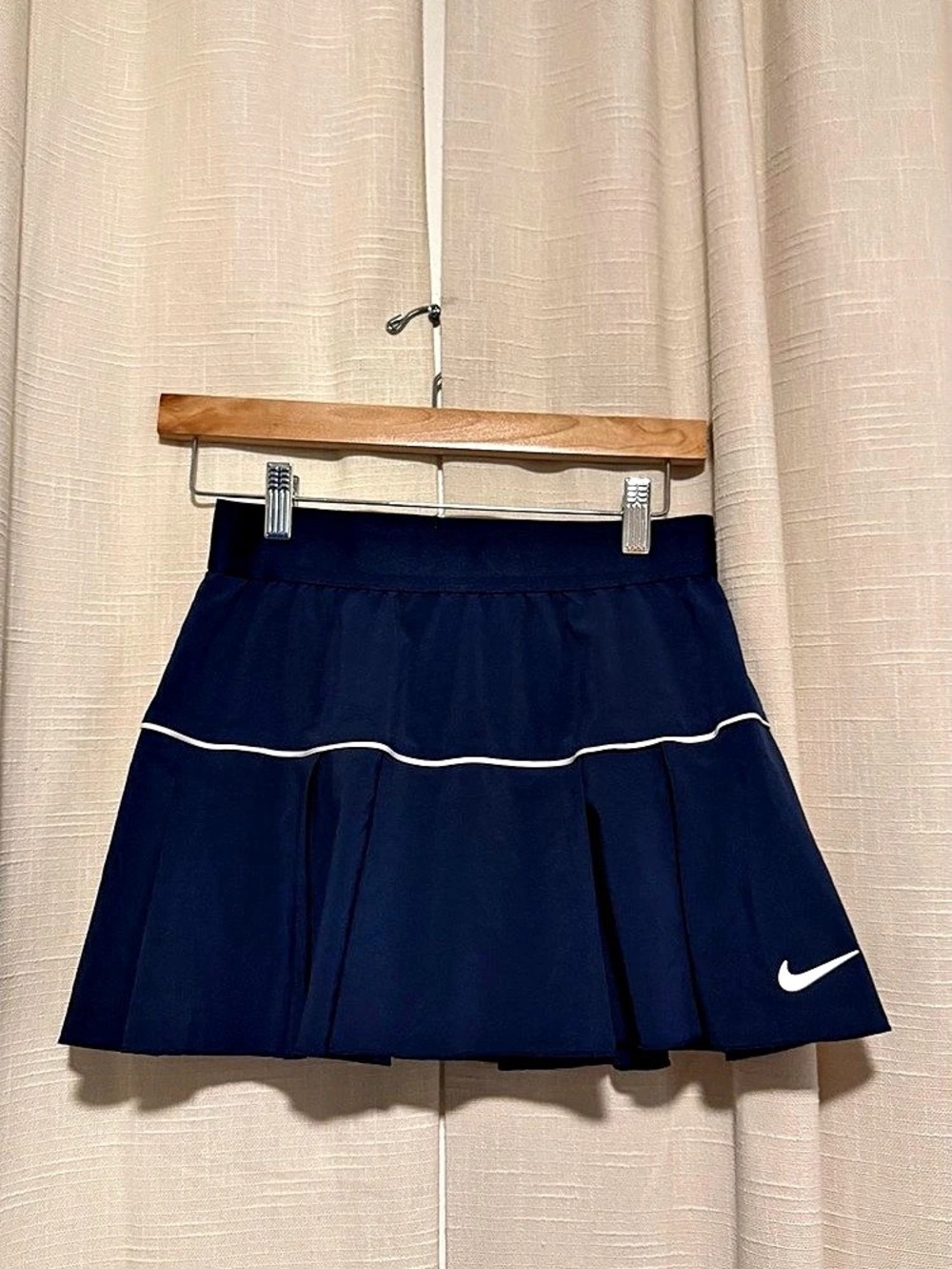Nike NikeCourt Advantage Women'Small Dri-FIT Pleated Tennis Skirt Blue Small